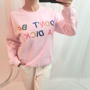 Gildan Light Pink Graphic Sweatshirt